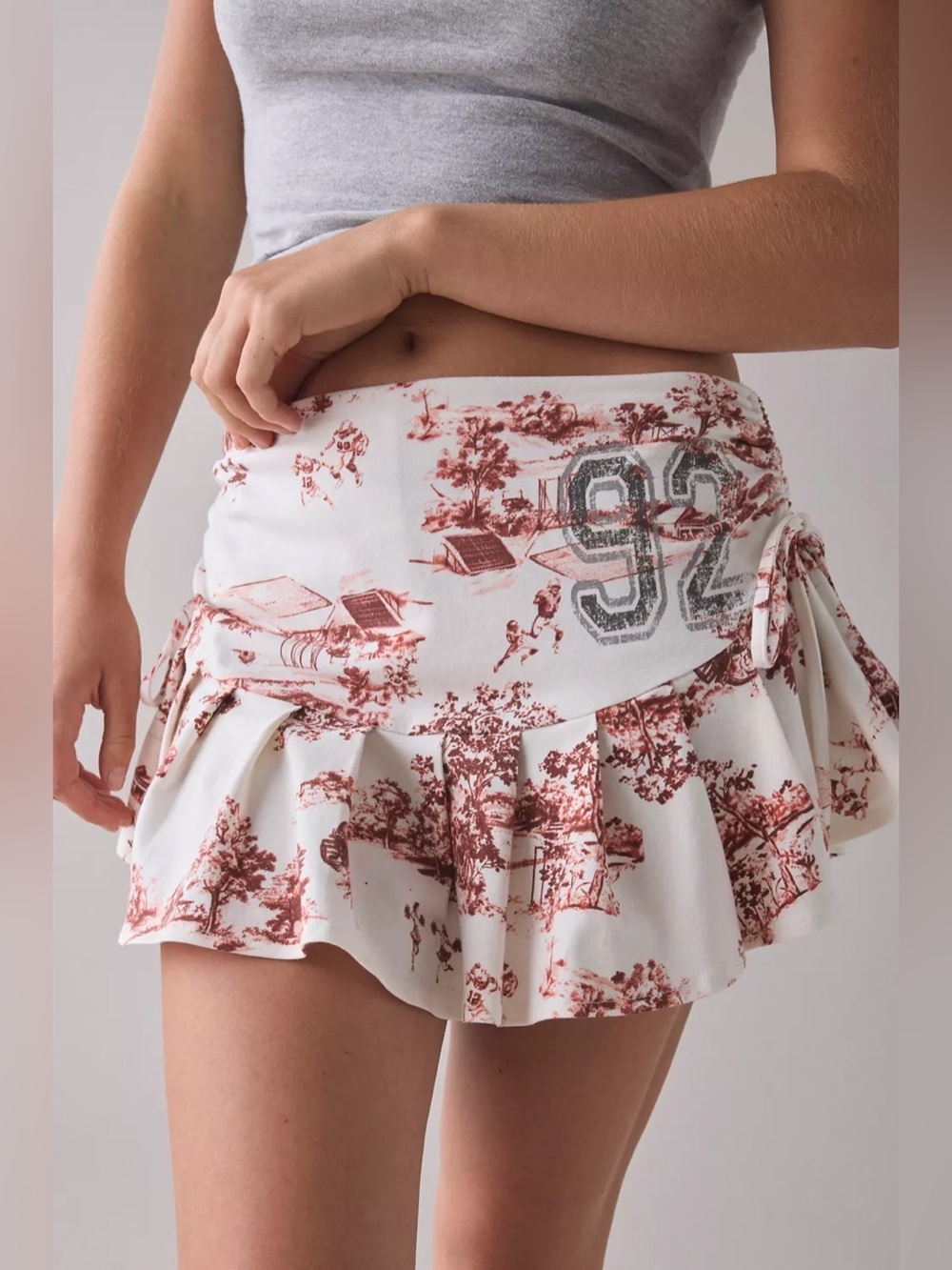NWOT UO Out From Under Bec Pleated Micro Mini Skort